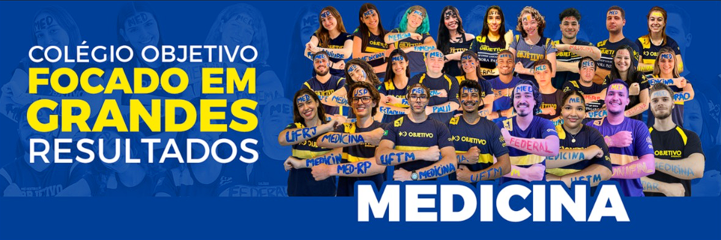 Arte de aprovações do Colégio Objetivo Teresina em tela cheia